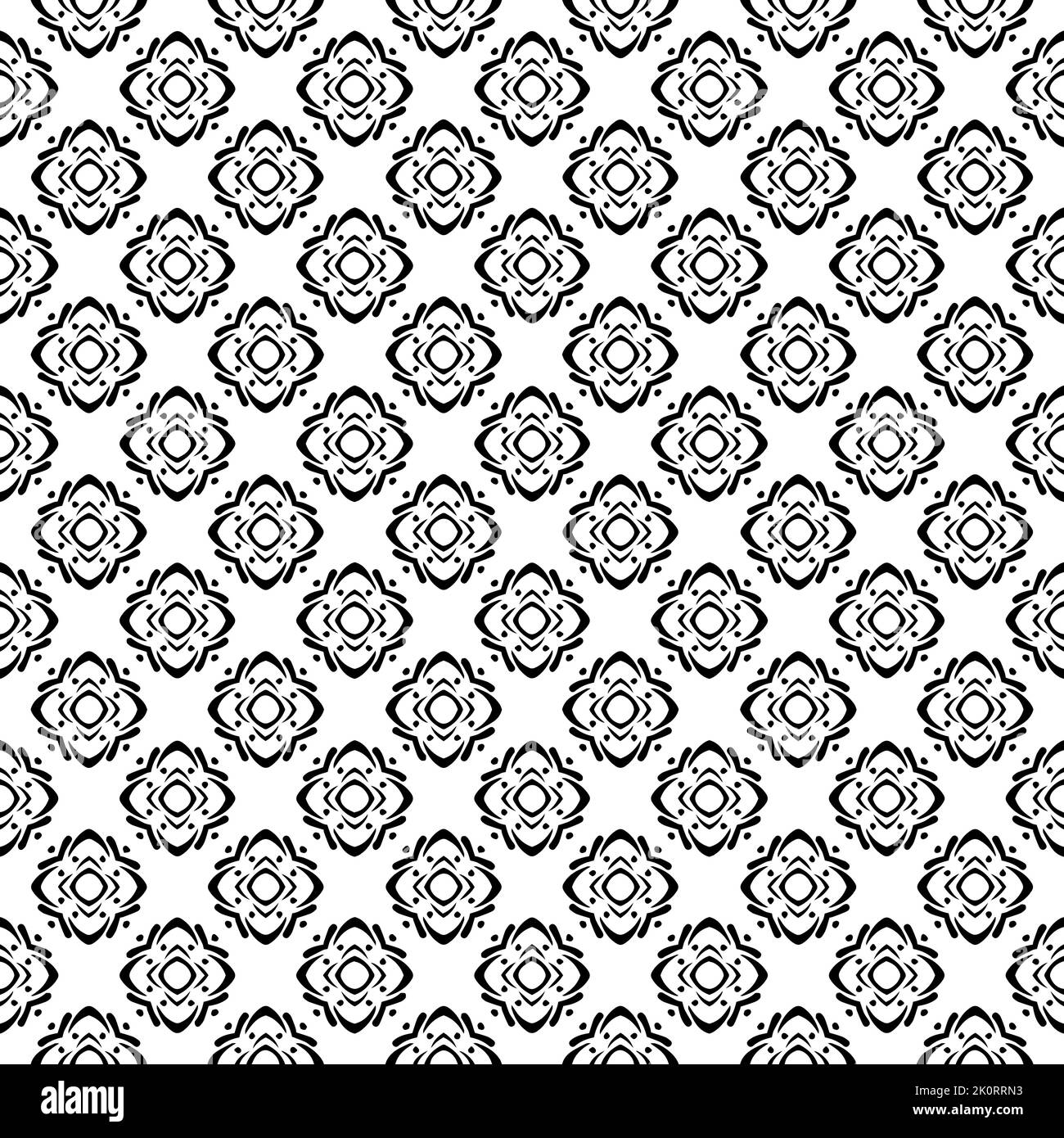 Mehrfarbige nahtlose Mustertextur und Vorlage. Mehrfarbig. Farbenfrohe ornamentale Grafik-Dessin. Farbige Mosaikornamente. Vektorgrafik. EP Stock Vektor