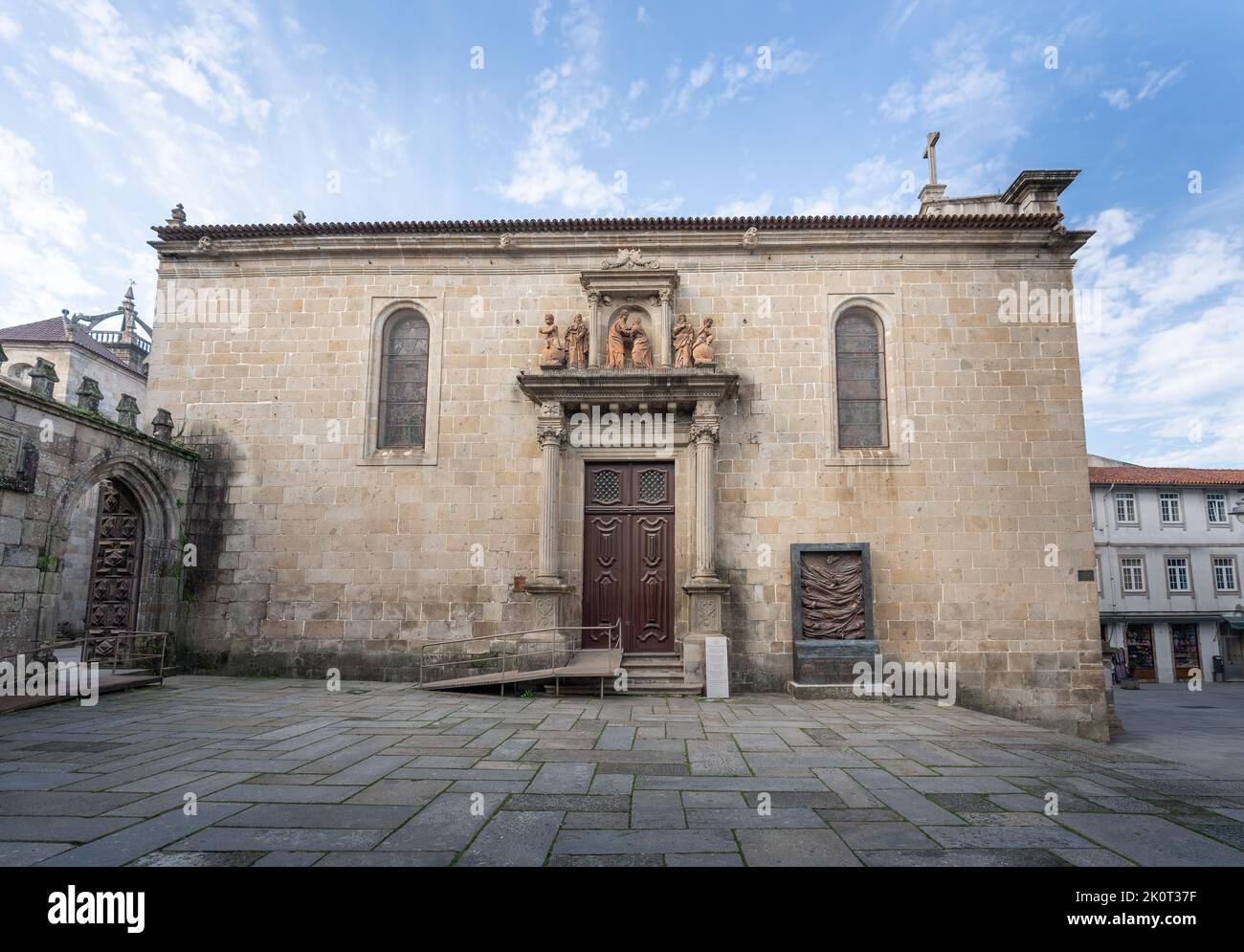 Misericordia Kirche Teil des Komplexes Sé de Braga - Braga, Portugal Stockfoto