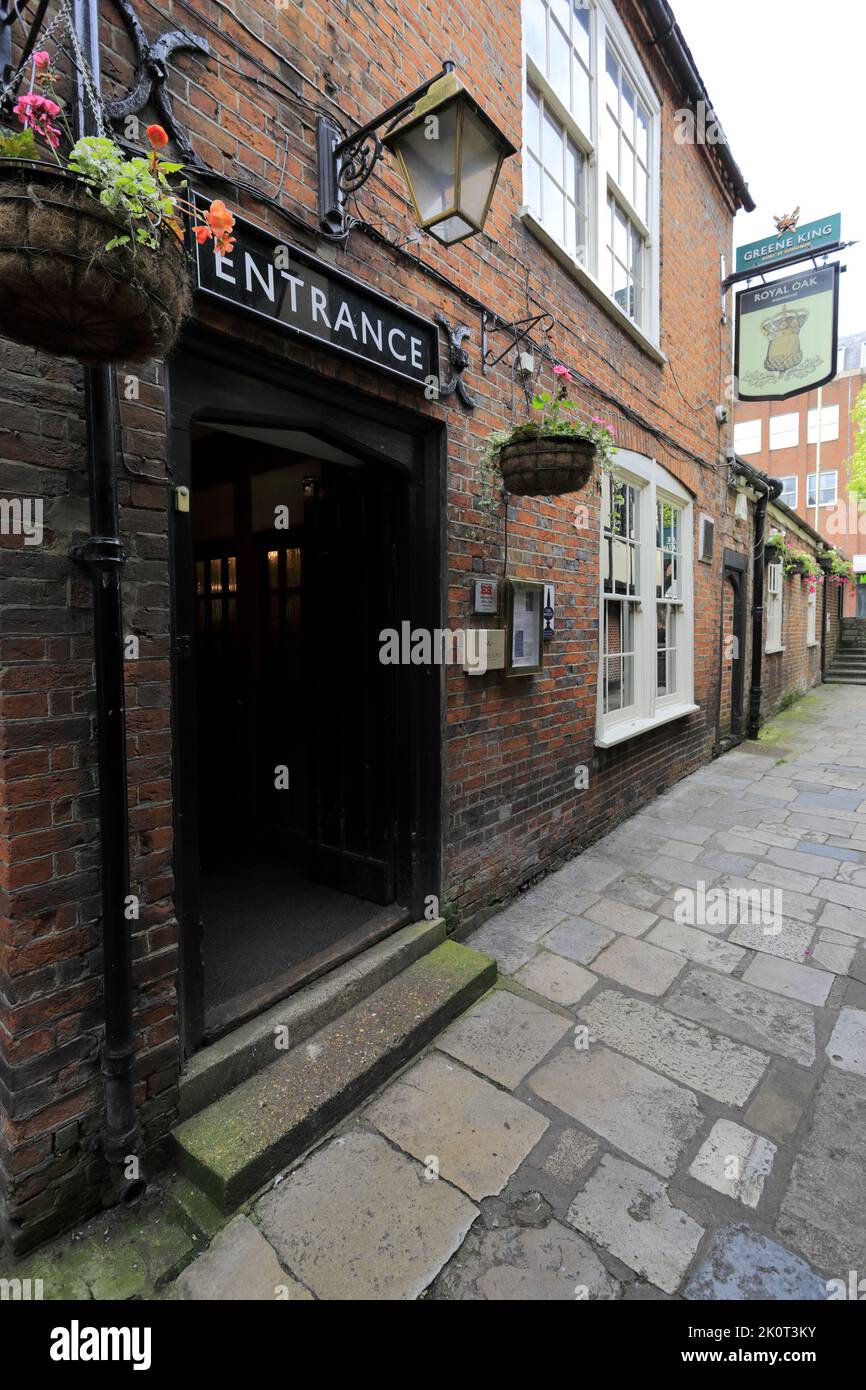 The Royal Oak Pub, Winchester City, Hampshire County; England; Großbritannien, VEREINIGTES KÖNIGREICH Stockfoto