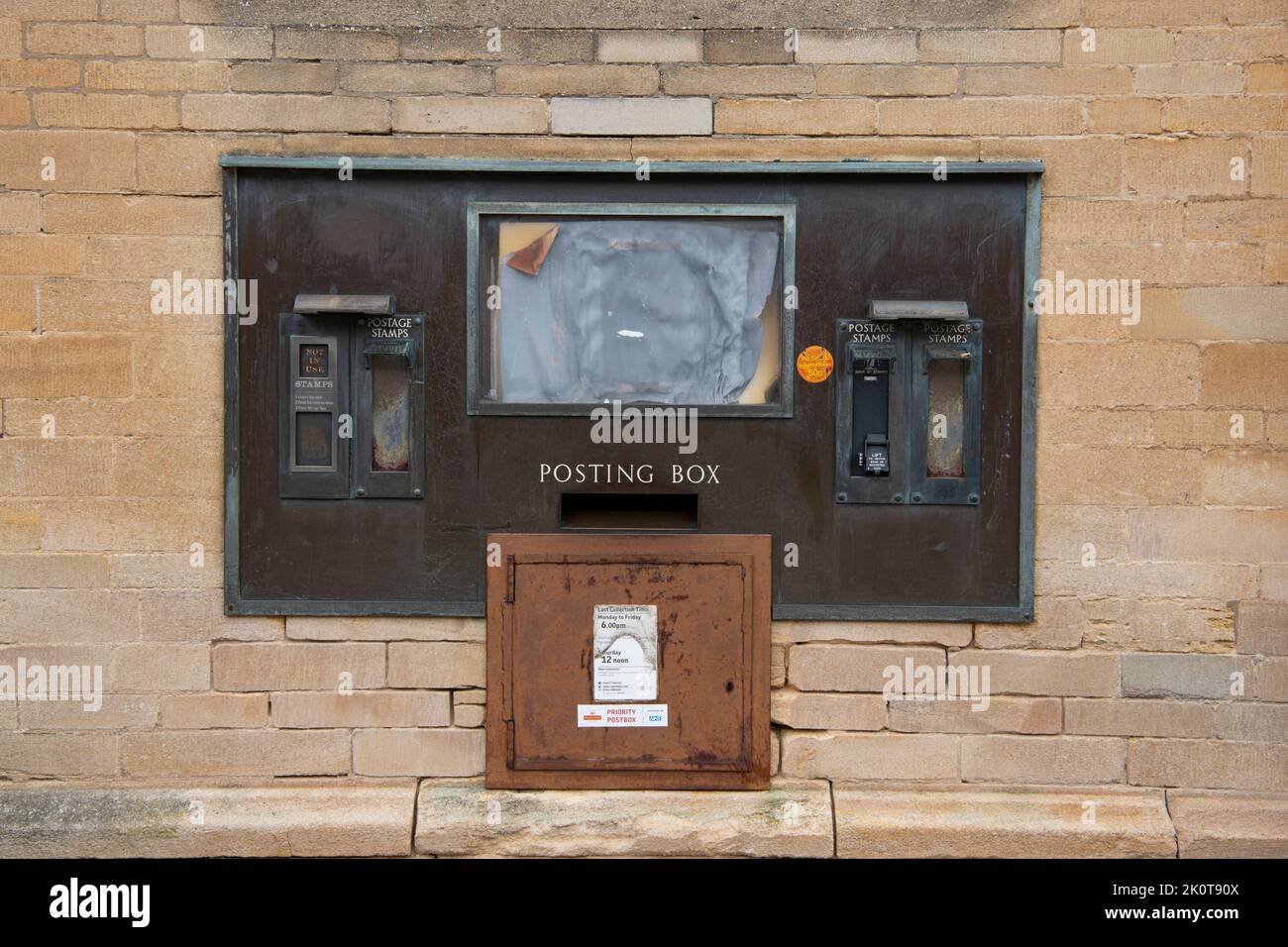 Zentrale Post Stockfoto