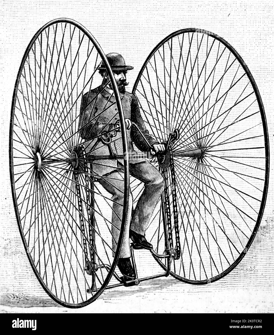 Otto-Fahrrad 1888 Stockfoto