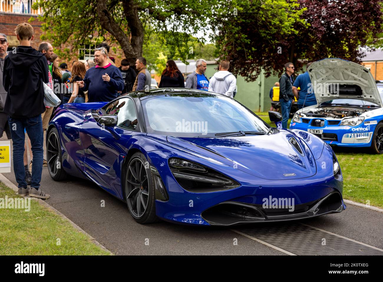 McLaren 720S, ausgestellt auf der Juni-Scramble, die am 19.. Juni 2022 im Bicester Heritage Centre stattfand Stockfoto