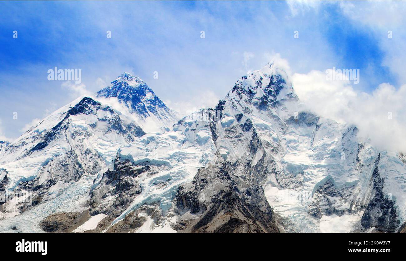 mount everest blick vom gipfel
