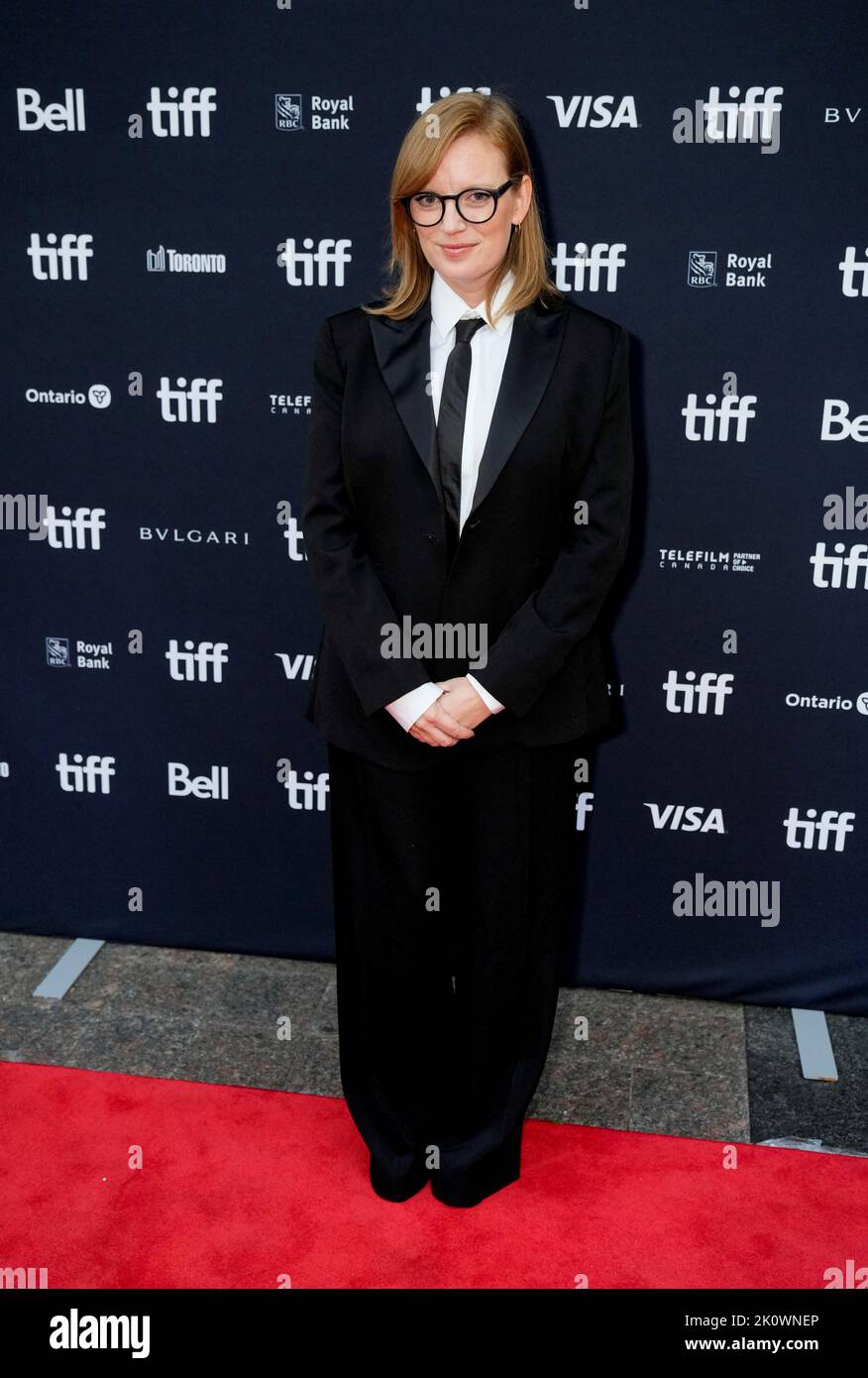 Die Regisseurin Sarah Polley kommt zur Sonderpräsentation von „Women Talking“ beim Toronto International Film Festival (TIFF) in Toronto, Ontario, Kanada, am 13. September 2022. REUTERS/Mark Blinch Stockfoto