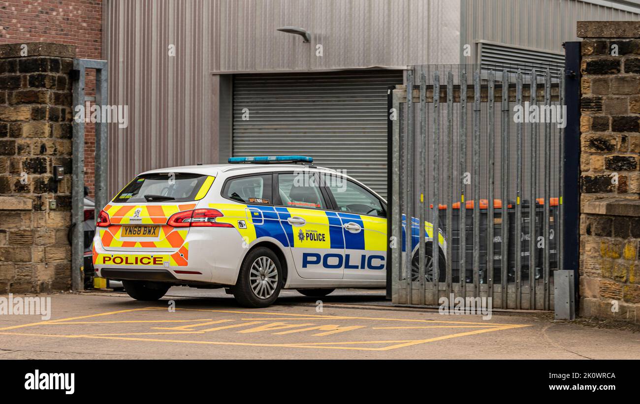 South Yorkshire Police Headline Image Stockfoto