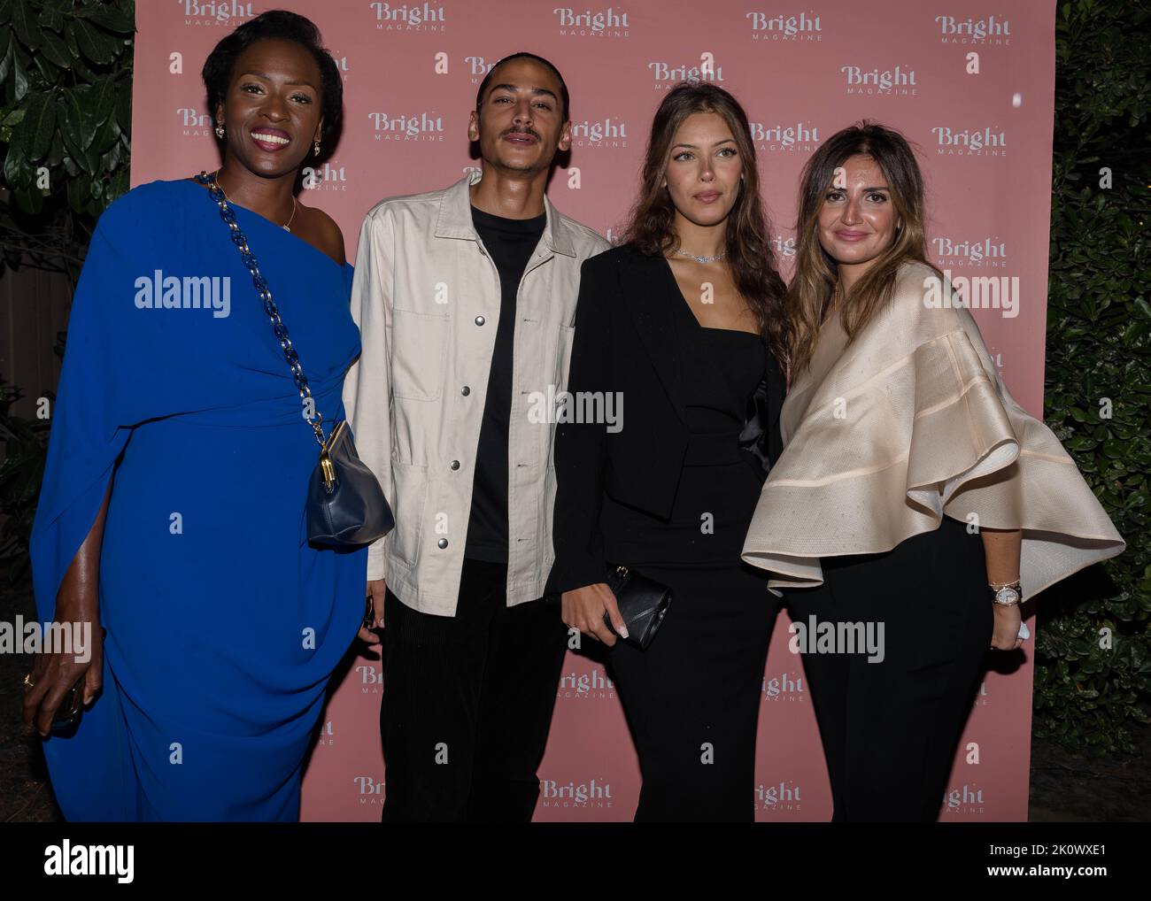 Soirée de lancement du Magazine ' Bright Magazine ', à Paris Frankreich, 13 septembre 2022. Stockfoto