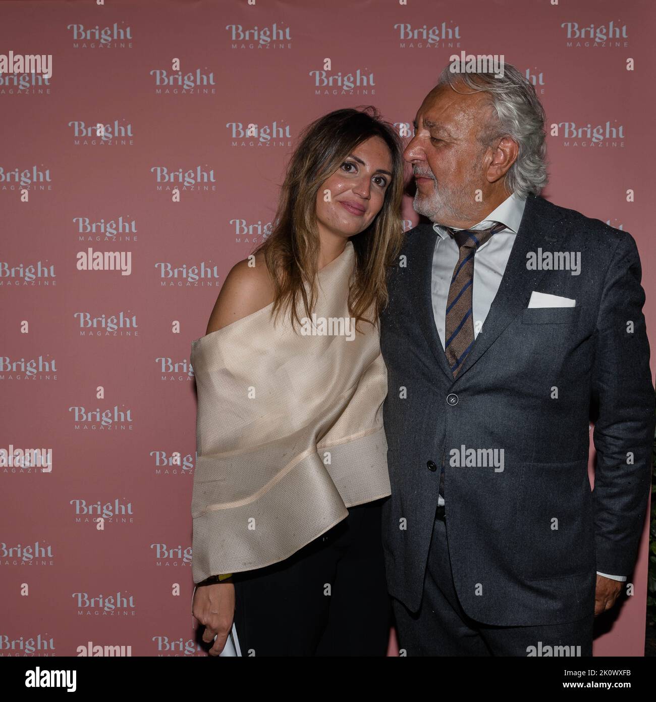 Soirée de lancement du Magazine ' Bright Magazine ', à Paris Frankreich, 13 septembre 2022. Stockfoto