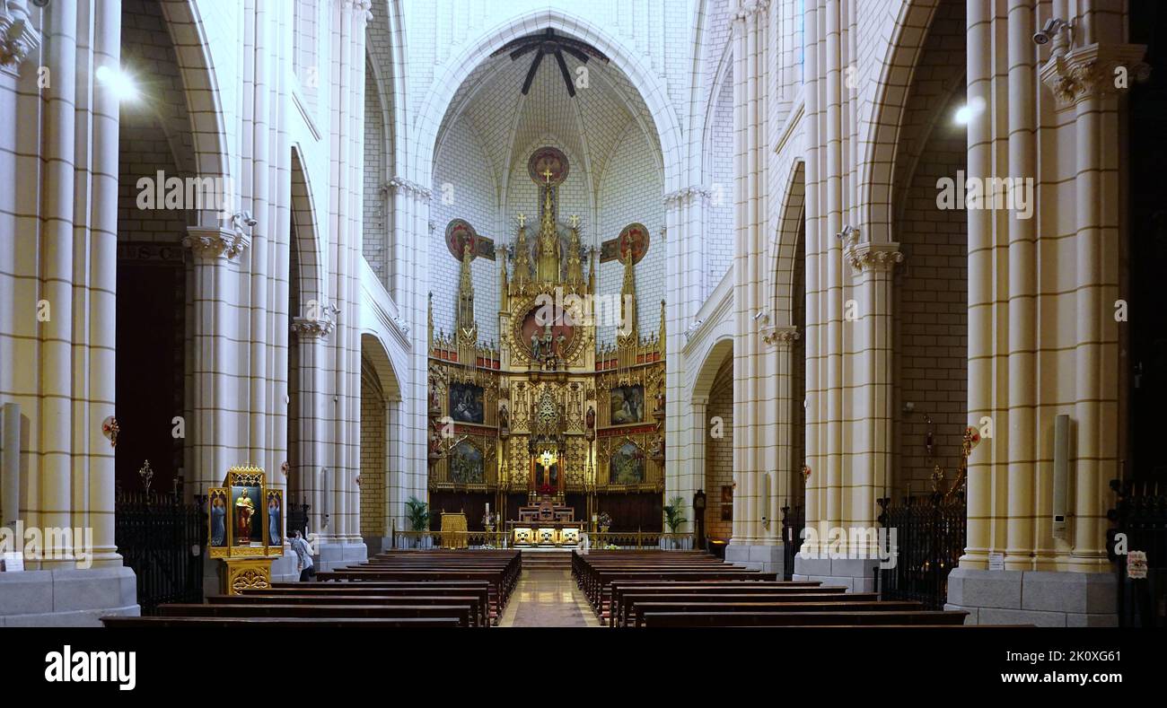 Pfarrei Santa Cruz.Kirche in Madrid Spanien Stockfoto