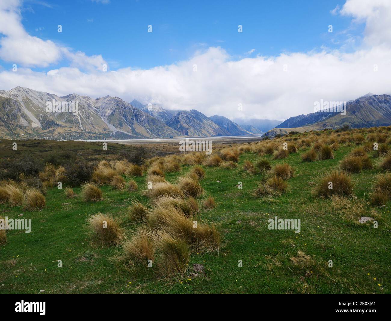 Mount Summer Neusee Land Neuseeland die Ebene von Rohan Herr der Ringe - Board of the Rings Stockfoto