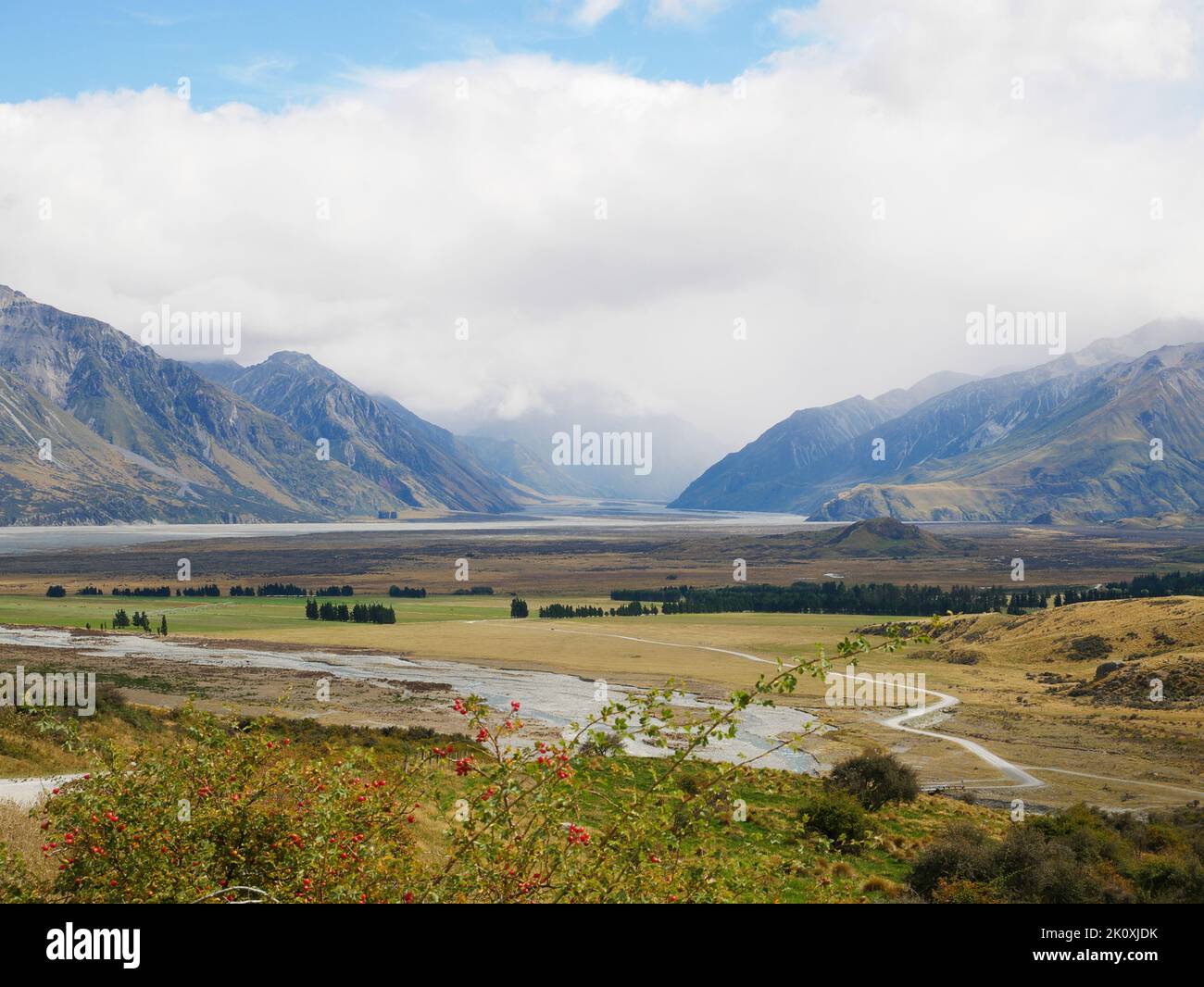 Mount Summer Neusee Land Neuseeland die Ebene von Rohan Herr der Ringe - Board of the Rings Stockfoto