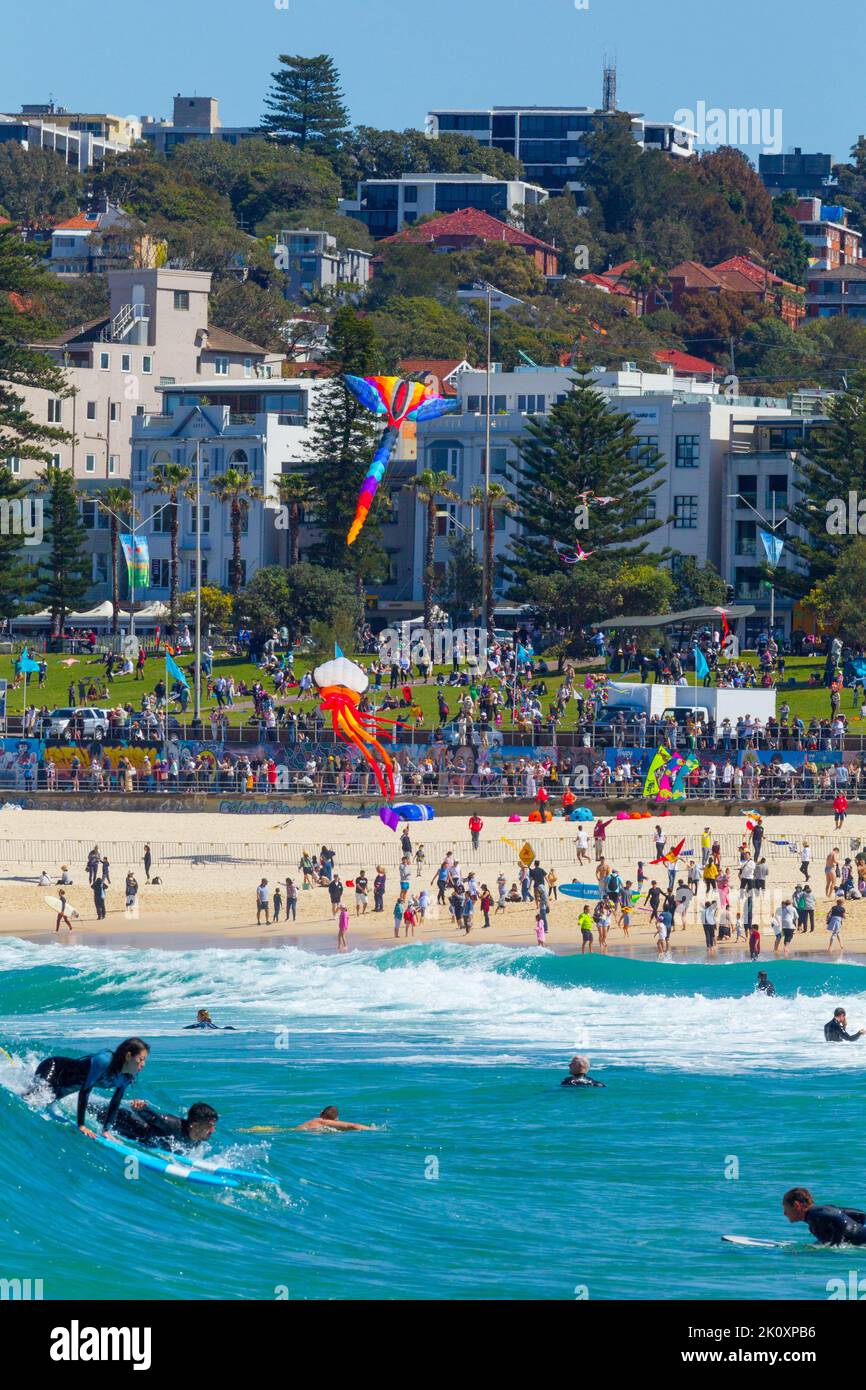 Bondi Beach in Sydney, NSW, Australien. Stockfoto