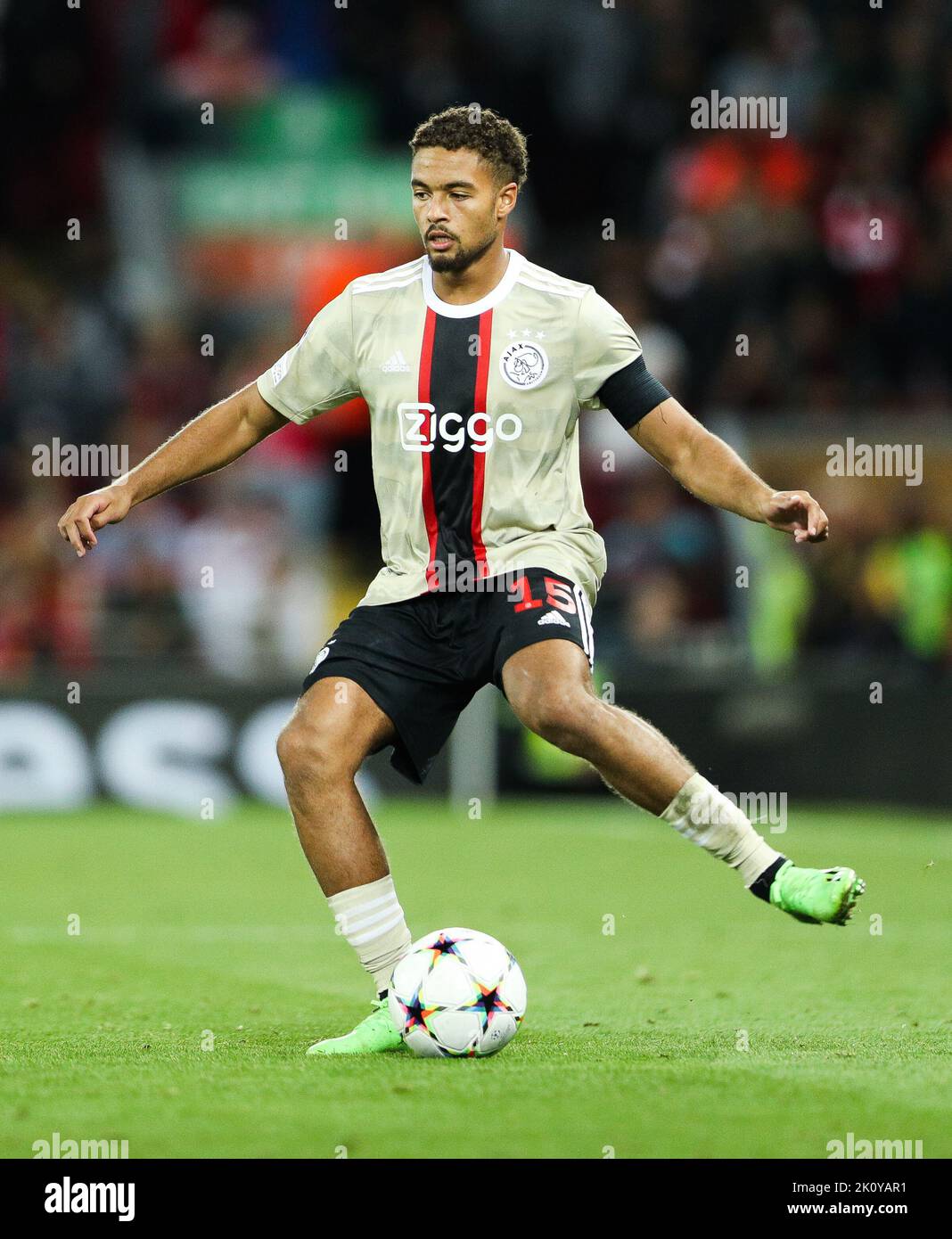 Liverpool, Großbritannien. 13. September 2022. Devyne Rensch von Ajax während des UEFA Champions League-Spiels in Anfield, Liverpool. Bildnachweis sollte lauten: Cameron Smith/Sportimage Credit: Sportimage/Alamy Live News Stockfoto