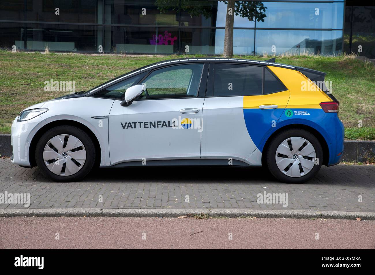 Vattenfall Company Car In Amsterdam, Niederlande 13-9-2022 Stockfoto