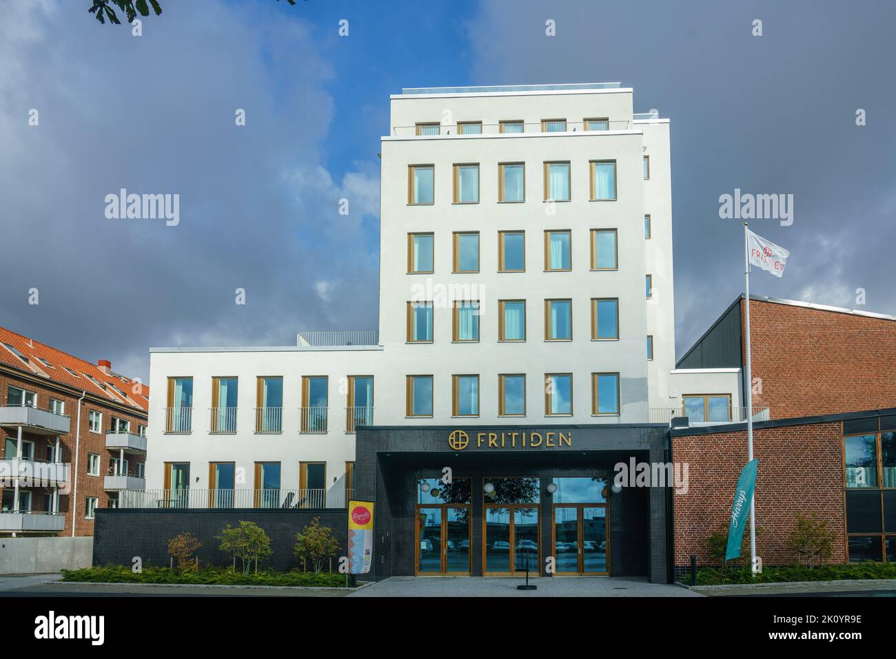 Ystad, Schweden 13 Sep, 2022: Haupteingang zum Hotelbereich Stockfoto