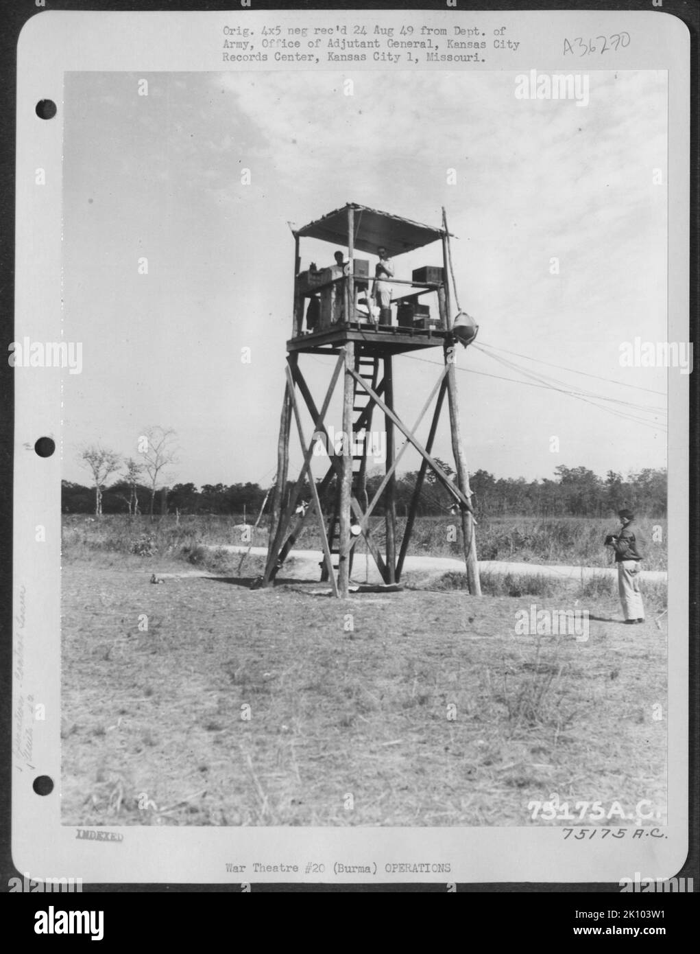 Flugzeuge, Burma, Indien & Operations , Naga Headhunters War Stockfoto