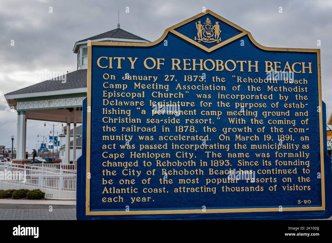 Stadt Rehoboth Beach, Delaware USA, Rehoboth Beach, Delaware Stockfoto