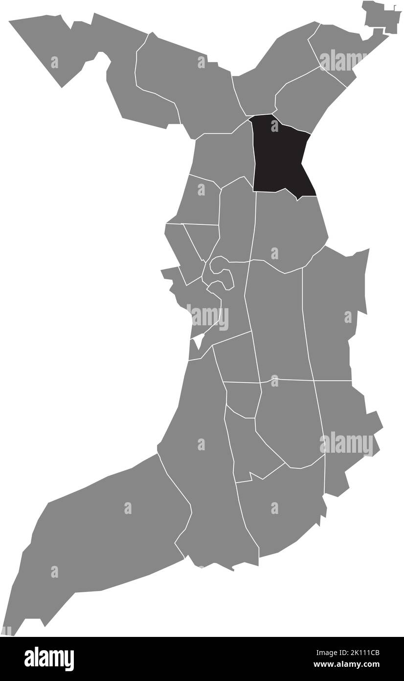 Lageplan des SCHIERHOLZ-VIERTELS, BREMERHAVEN Stock Vektor