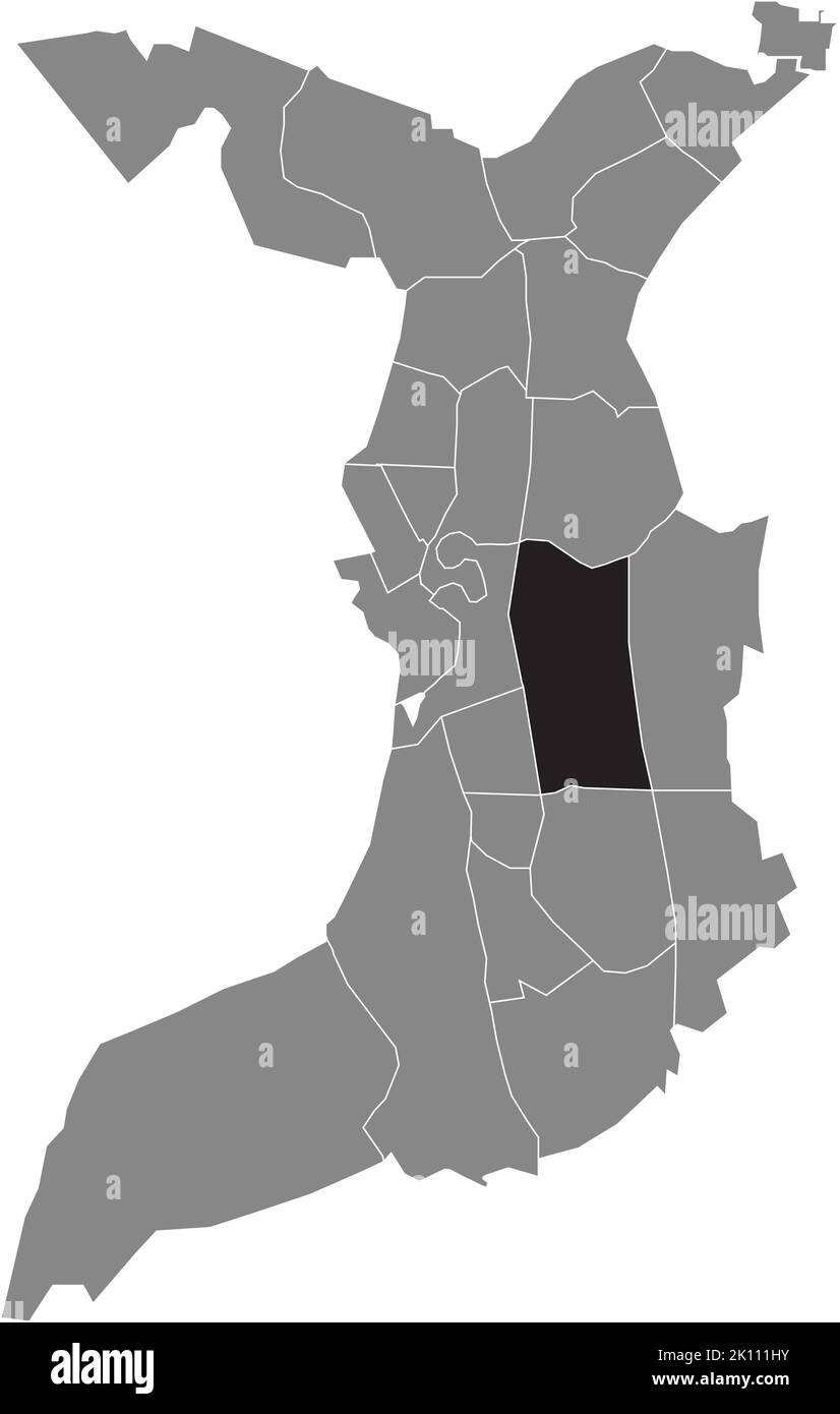 Lageplan des BÜRGERPARKS, BREMERHAVEN Stock Vektor