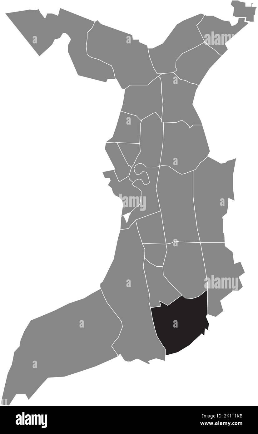 Lageplan des JEDUTENBERG-VIERTELS, BREMERHAVEN Stock Vektor