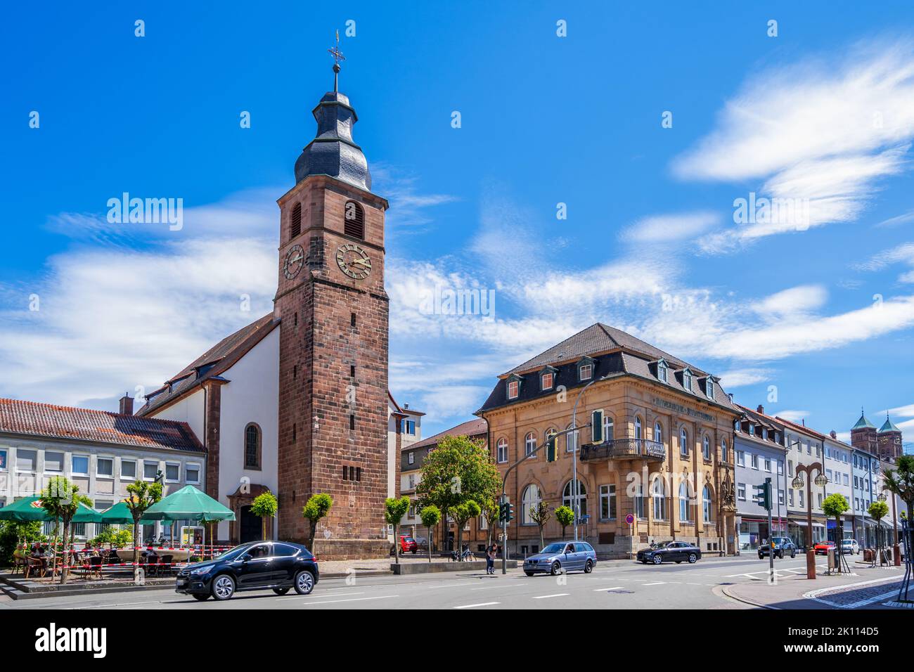 Historische Stadt Pirmasens, Deutschland Stockfoto