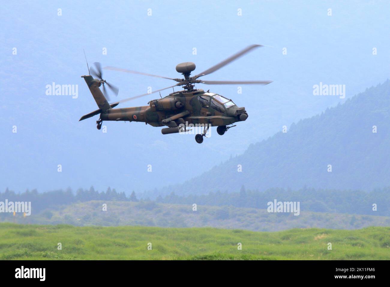 AH-64D Apache Longbow von JGSDF Stockfoto