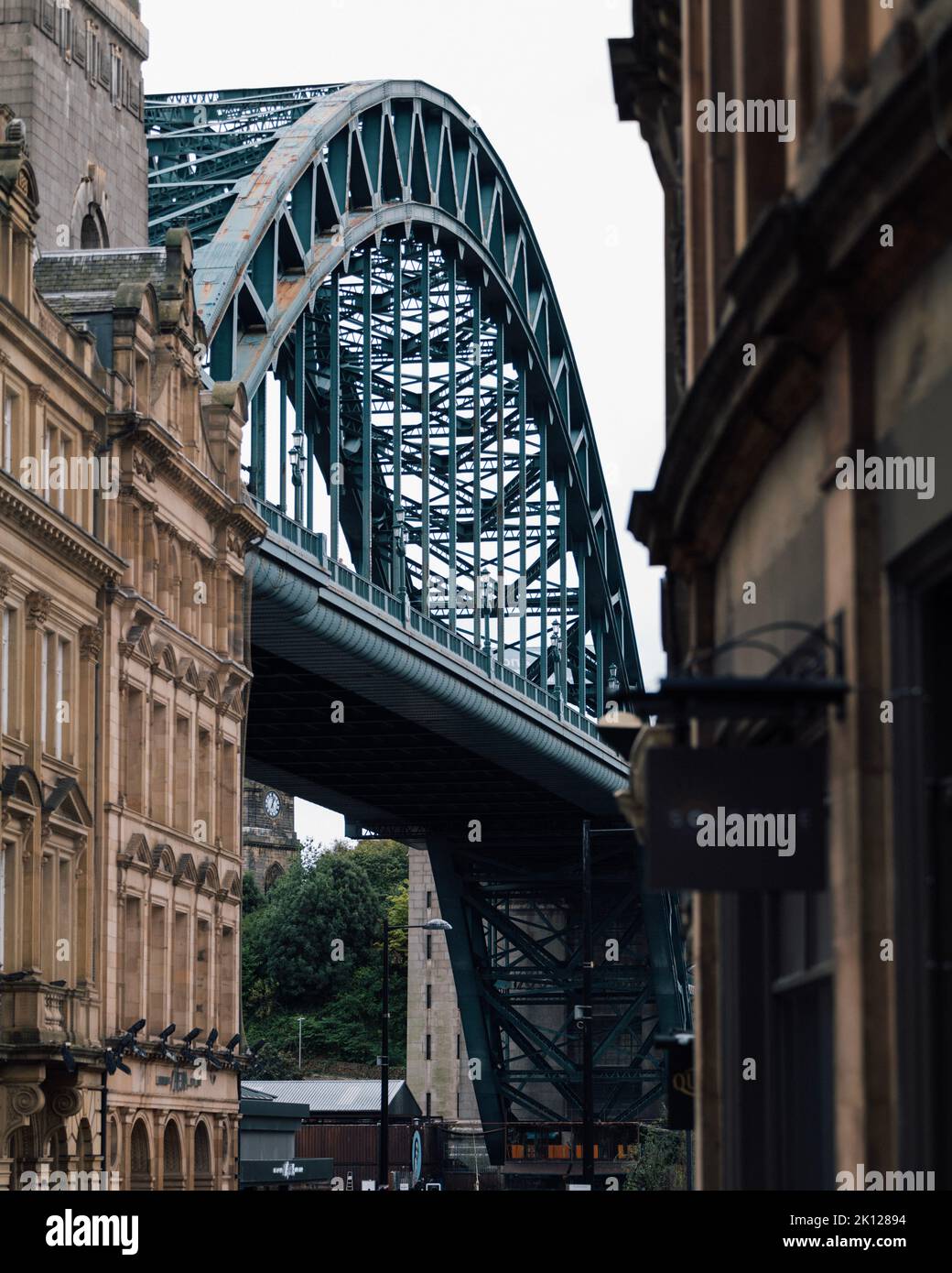 Brücken über den Fluss Tyne in Newcastle, Großbritannien. Stockfoto