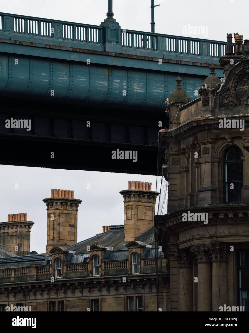 Brücken über den Fluss Tyne in Newcastle, Großbritannien. Stockfoto