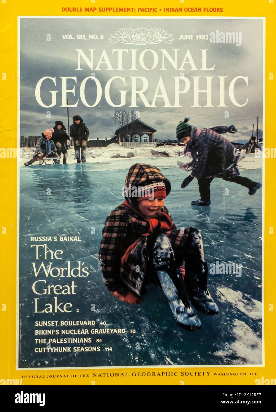 Cover des Magazins National Geographic, Juli 1992 Stockfoto