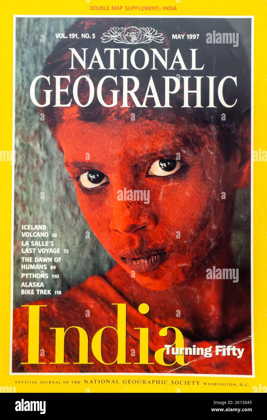 Cover des Magazins National Geographic, Mai 1997 Stockfoto