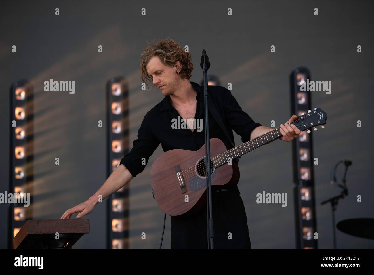 Balthazar, belgische Band, tritt beim Tempelhof Sounds Festival in Berlin auf Stockfoto