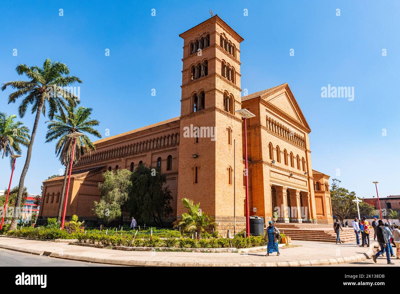 Sts. Peter und Paul Kathedrale von Lubumbashi, Demokratische Republik Kongo, Afrika Stockfoto