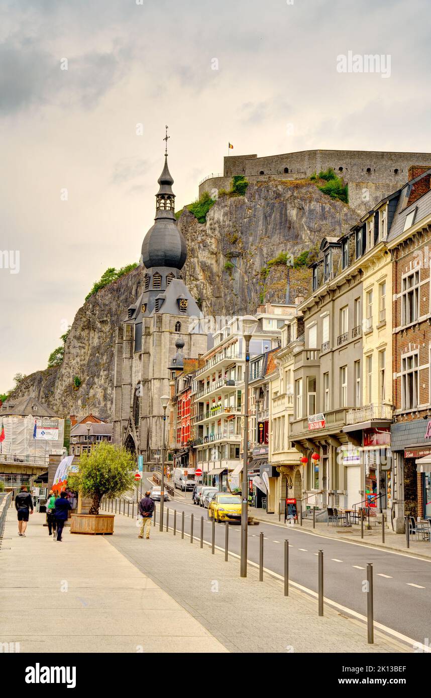 Dinant, Belgien Stockfoto