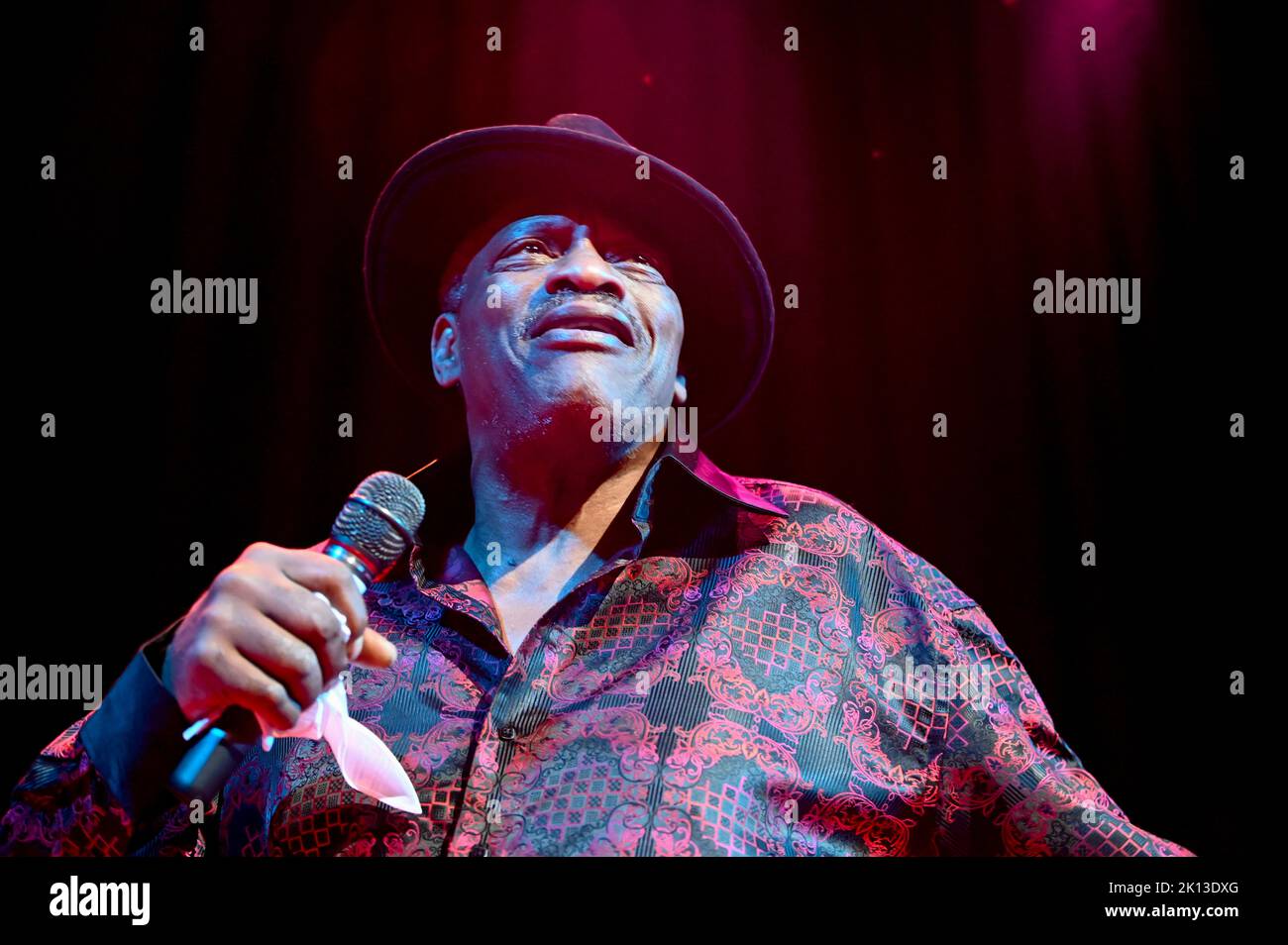 Alexander O Neal bei der Giants of Soul Tour im Sheffield City Hall , Sheffield , Großbritannien , 14.09.2022 Stockfoto