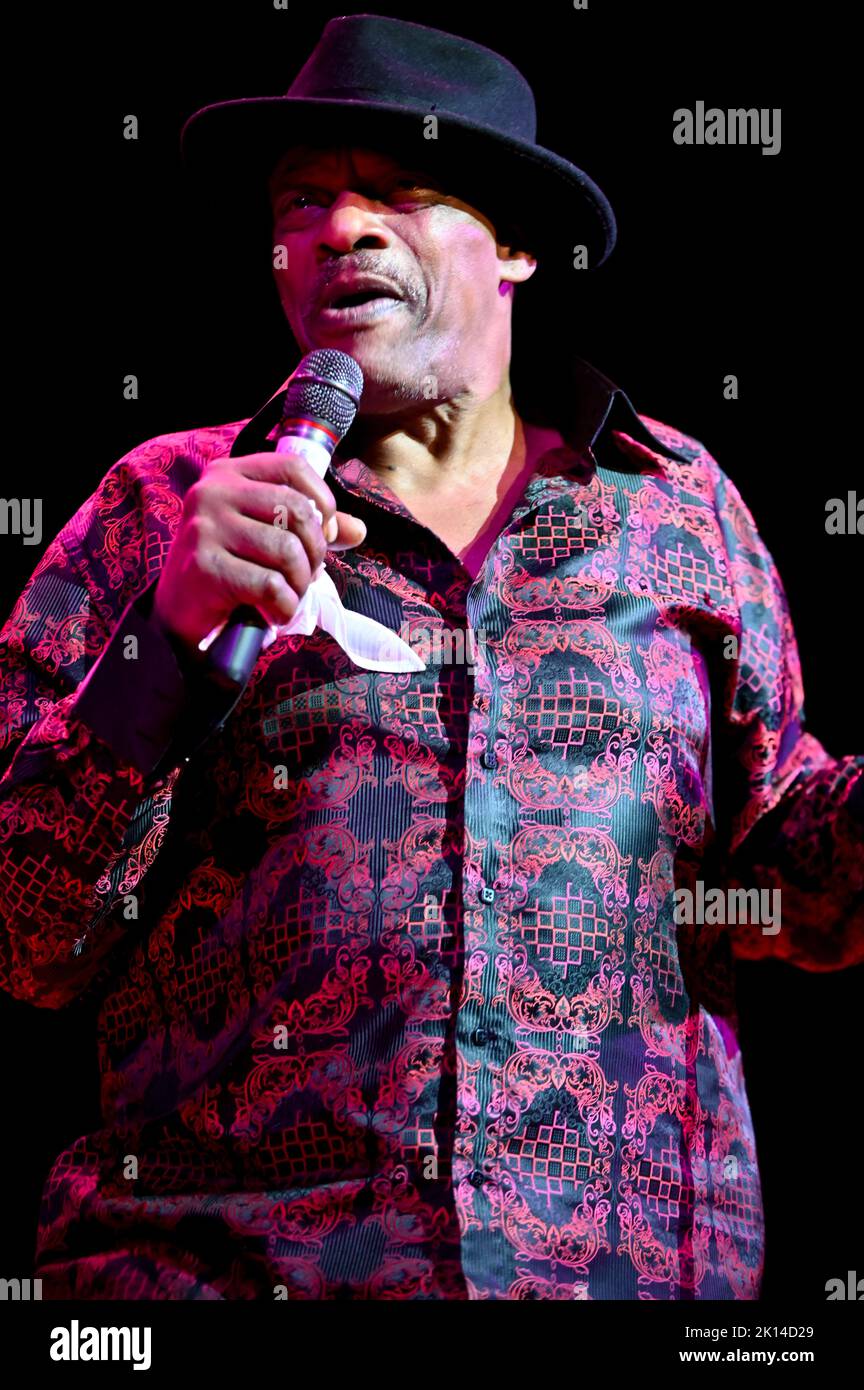 14. September 2022, Sheffield, South Yorkshire, USA: Alexander O Neal bei der Giants of Soul Tour im Sheffield City Hall , Sheffield , Großbritannien , 14.09.2022 (Bildnachweis: © Robin Burns/ZUMA Press Wire) Stockfoto