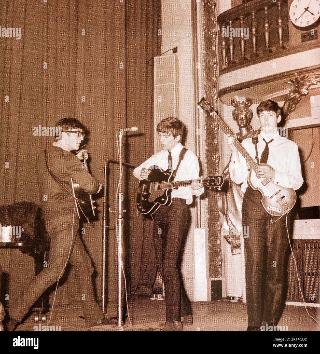 EMI CD Disc Booklet - The Beatles - Live bei der BBC. Stockfoto