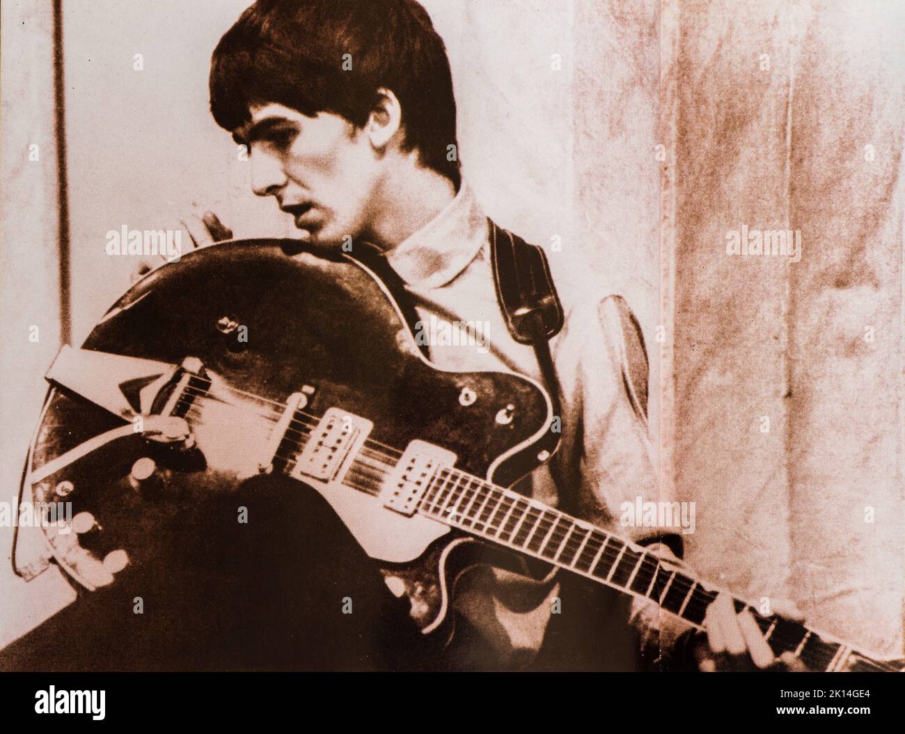 EMI CD Disc Booklet - The Beatles - Live bei der BBC. Stockfoto