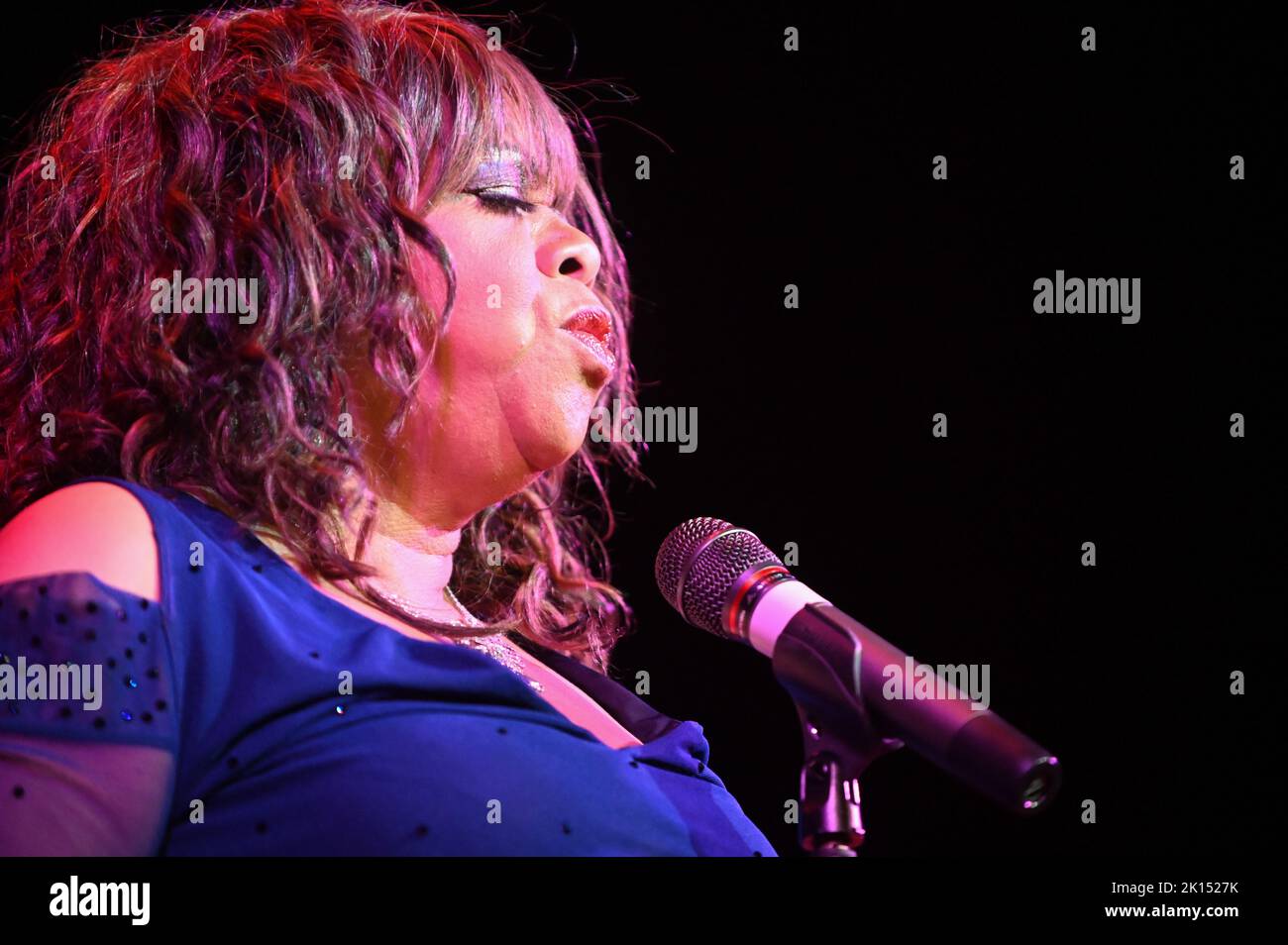 Deniece Williams auf der Giants of Soul Tour im Sheffield City Hall , Sheffield , Großbritannien , 14.09.2022 Stockfoto