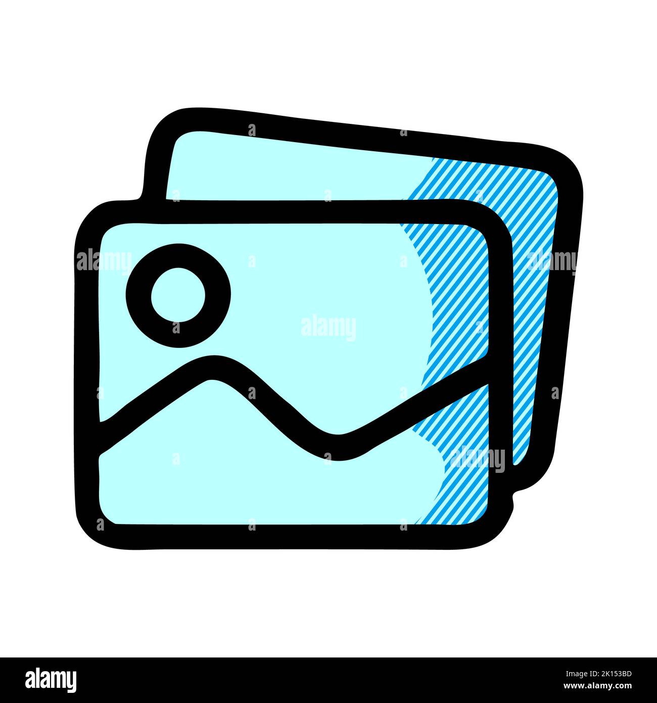 Galerie Symbol isoliert auf weißem Hintergrund aus verschiedenen Sammlung. Galerie Symbol trendige und moderne Galerie Symbol für Logo, Web, App, UI. Galerie Stockfoto