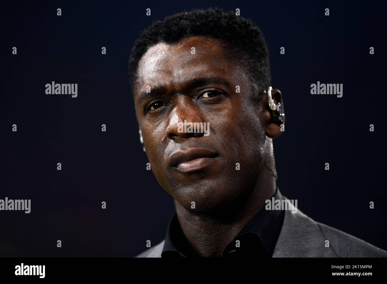 Turin, Italien. 14. September 2022. Clarence Seedorf blickt auf das Fußballspiel der UEFA Champions League zwischen Juventus FC und SL Benfica zurück. Kredit: Nicolò Campo/Alamy Live Nachrichten Stockfoto
