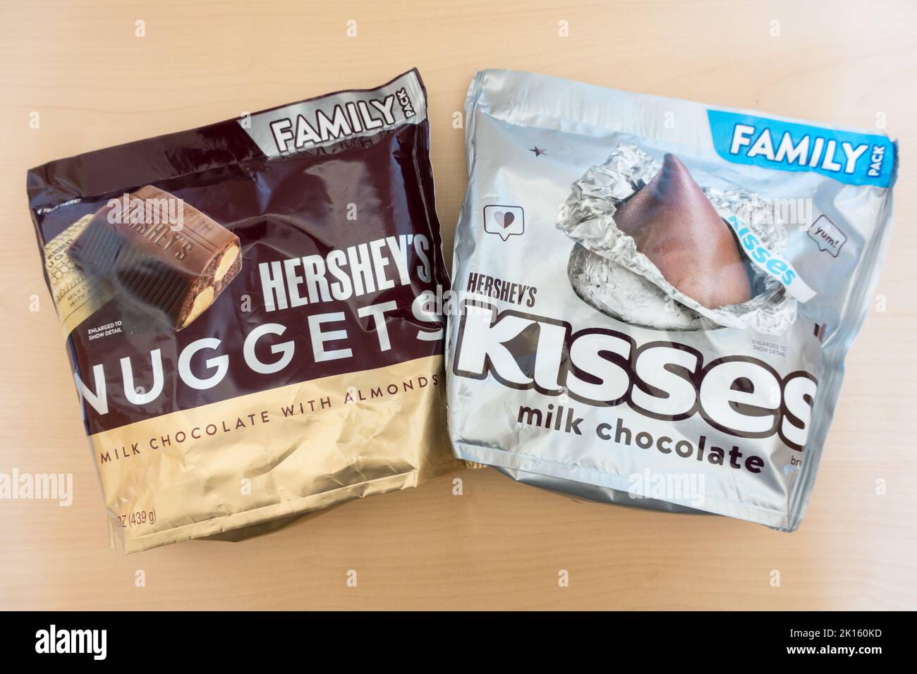 Hershey's Schokolade Multi-Pack-Produkte Stockfoto