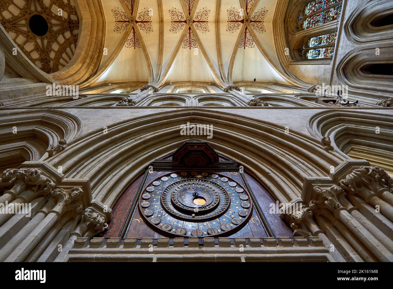 Kathedrale von Wells, Somerset, Großbritannien Stockfoto