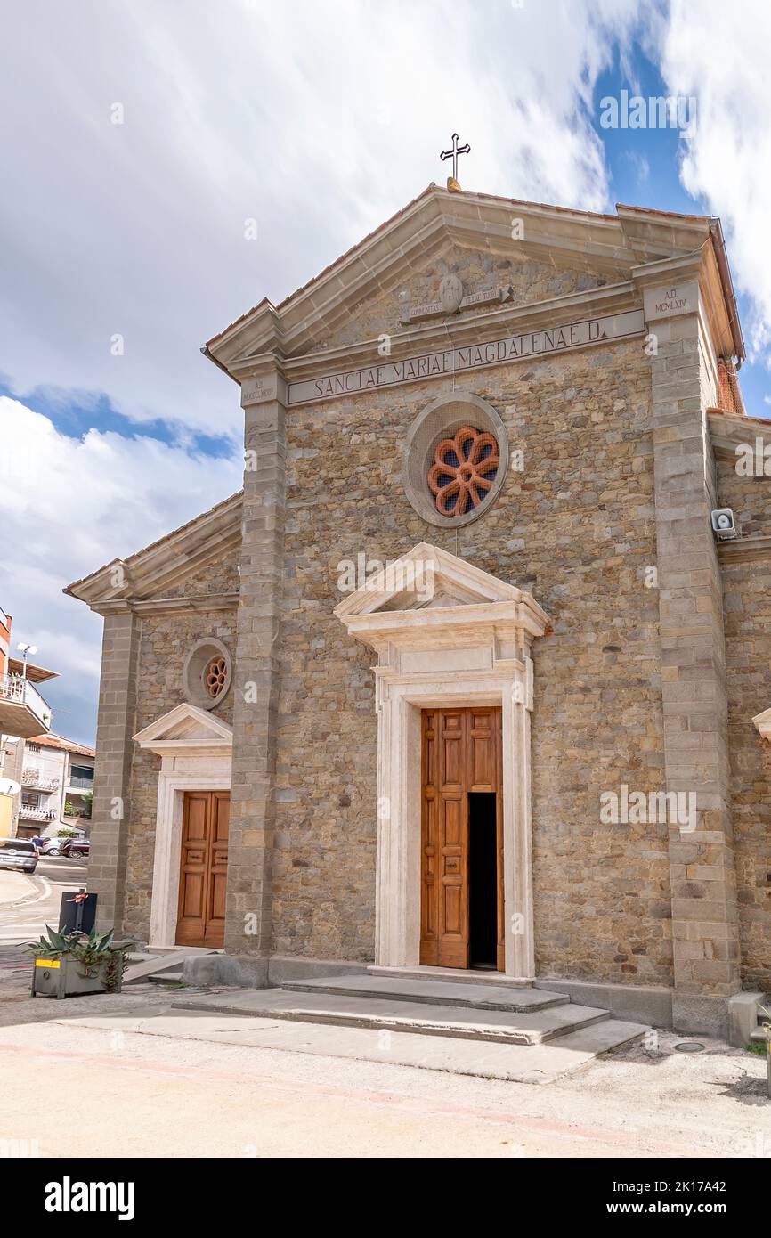 Pfarrkirche Santa Maria Maddalena, Tuoro sul Trasimeno, Perugia, Italien Stockfoto