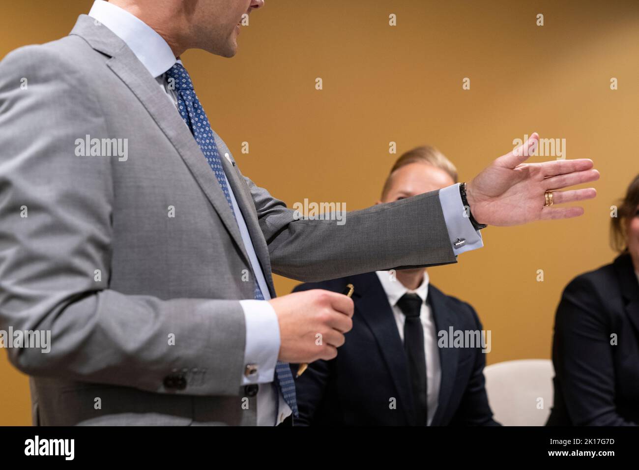 Geschäftsleute in Sitzung Stockfoto