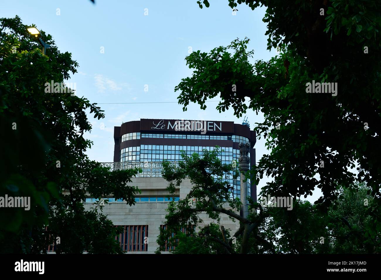 New Delhi, Indien - 14. September 2022 : Le Meridien Hotel in New Delhi Indien Stockfoto