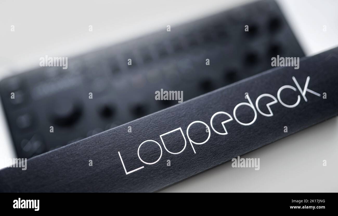 Loupedeck Photo Editing Console Stockfoto