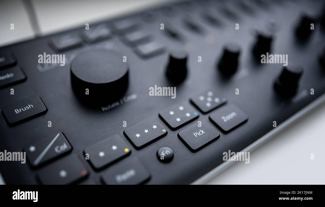 Loupedeck Photo Editing Console Stockfoto