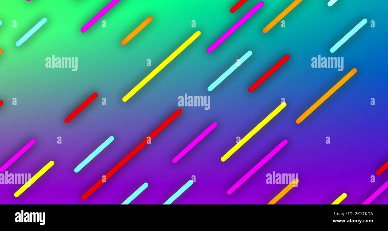 Bild von Flash-Verkaufstext über bunten Wegen Stockfoto