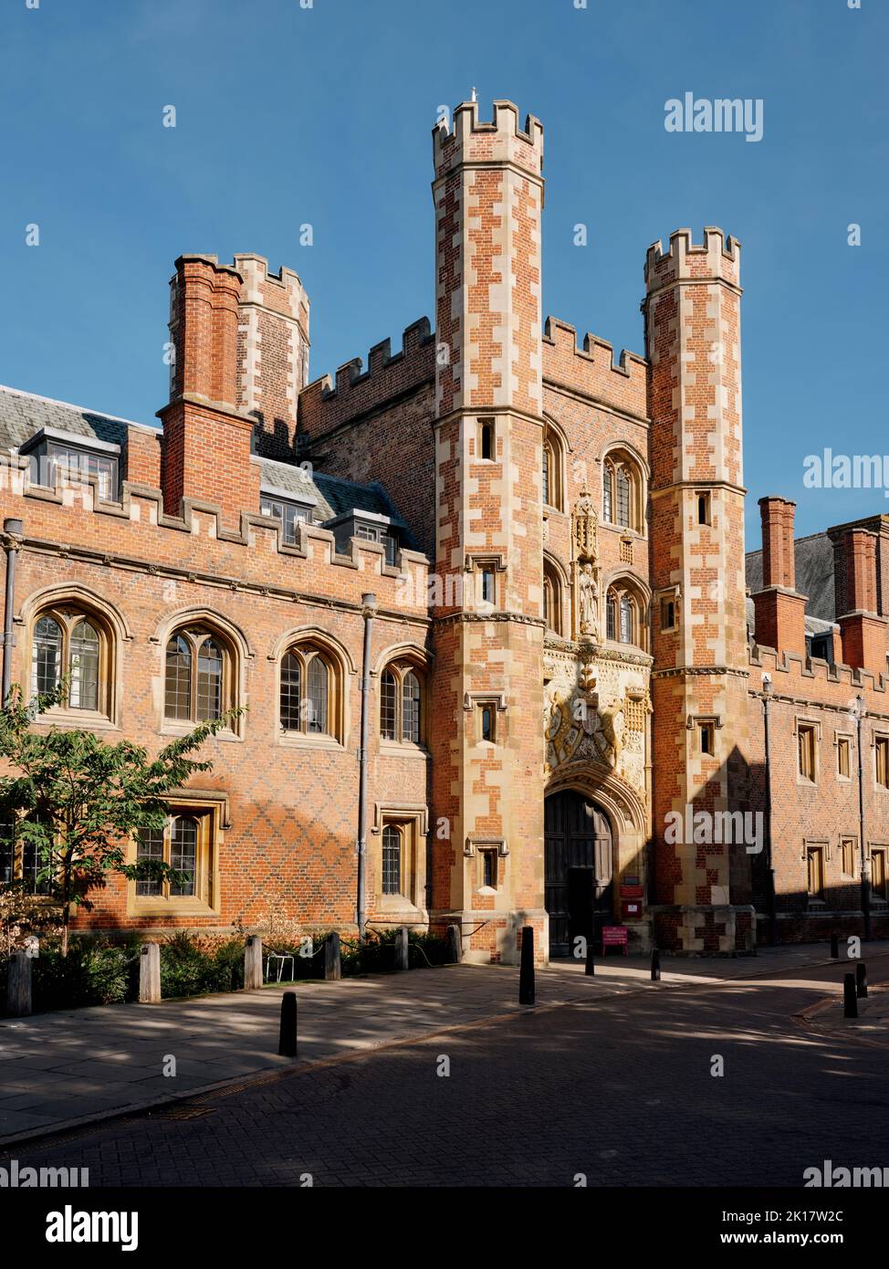 Great Gate, St. John's College in Cambridge Cambridgeshire England Stockfoto