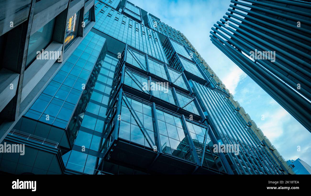 Eine Aufnahme eines modernen Architekturgebäudes in Sydney, Australien Stockfoto