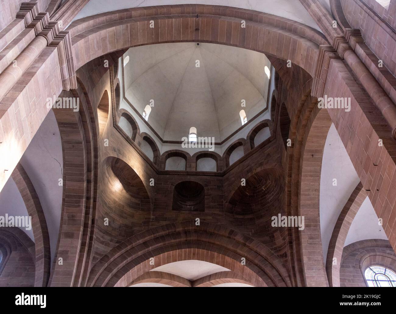 Petersdom, Wormser Dom, Worms, Rheinland-Pfalz, Deutschland Stockfoto